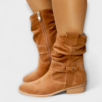 Αυγούρα – Σουέτ Μπότες Ύψους Αστραγάλου