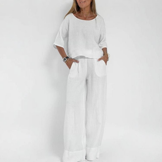 Καμίλα – Σετ Καλοκαιρινών Ρούχων από Βαμβάκι