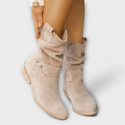 Αυγούρα – Σουέτ Μπότες Ύψους Αστραγάλου