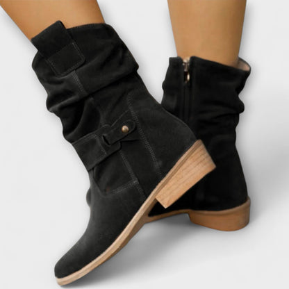 Αυγούρα – Σουέτ Μπότες Ύψους Αστραγάλου