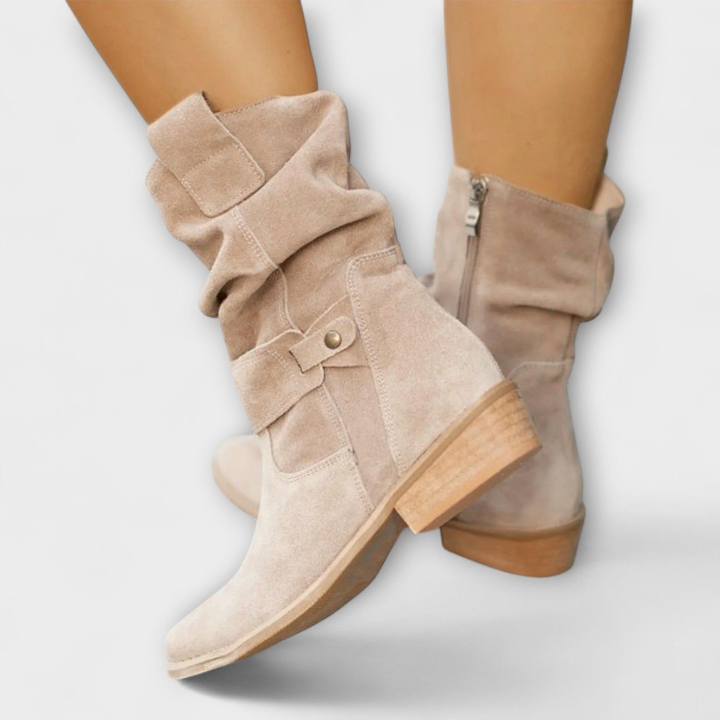 Αυγούρα – Σουέτ Μπότες Ύψους Αστραγάλου