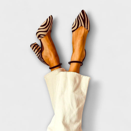 Γκρέτα – Ριγέ Τακούνια