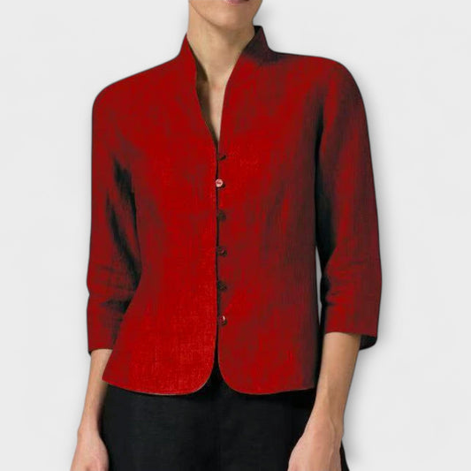 Αριάνα – Μπλούζα με Όρθιο Γιακά