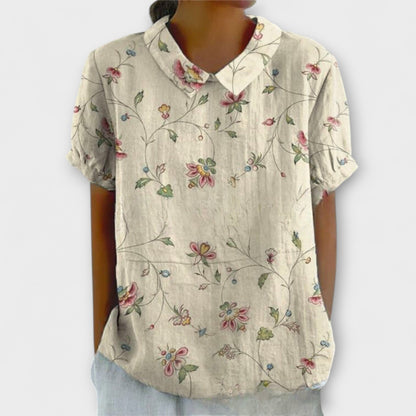 Έμμα – Λουλουδάτη Μπλούζα