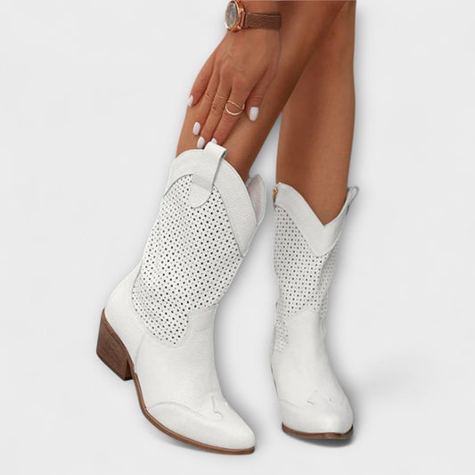 Γκρέτα – Δερμάτινα Μποτάκια